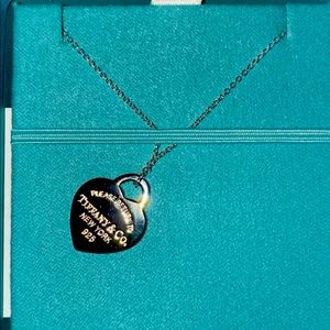 Tiffany and co return to sender sterling silver necklace
